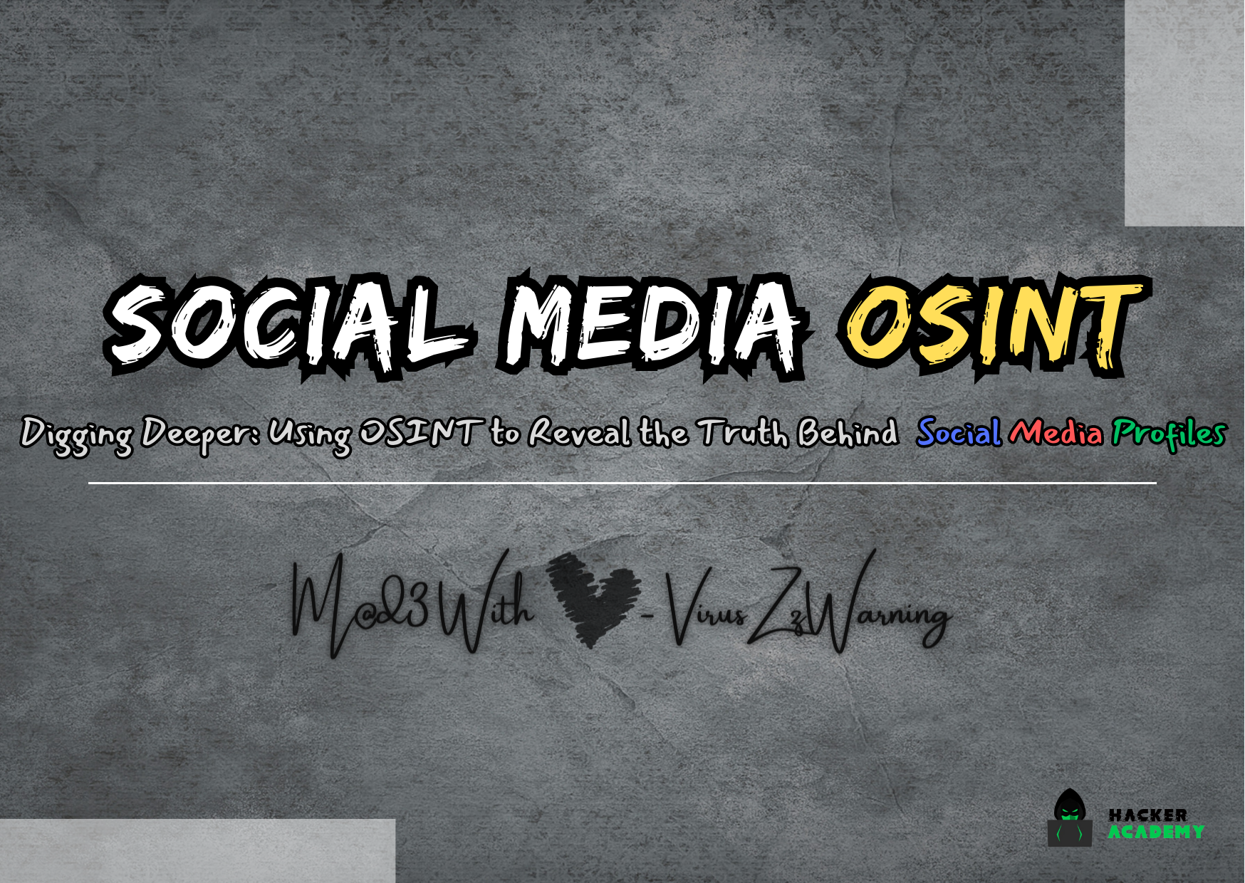 SOCIAL MEDIA OSINT